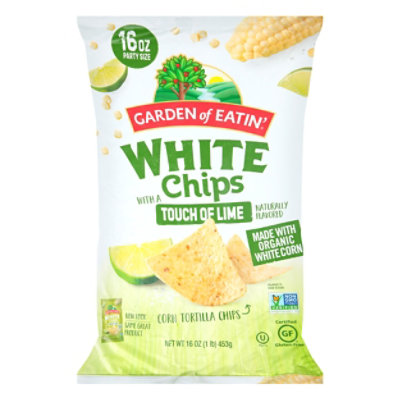 Garden Of Eatin Chips White With A Touch Of Lime - 16 Oz - Image 1