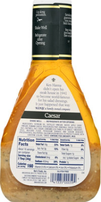 Kens Steak House Caesar Salad Dressing 16 Oz - 16 FZ - Image 5