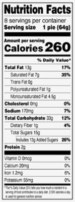 Drakes Apple Fruit Pie - 18.04 Oz - Image 2