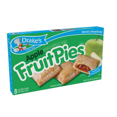 Drakes Apple Fruit Pie - 18.04 Oz