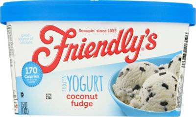 Friendly's Coconut Fudge Frozen Yogurt Scround - 1.5 Quart - Image 6