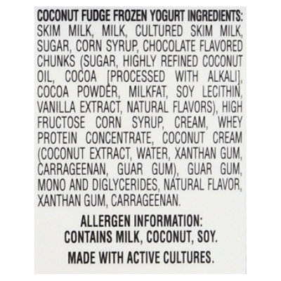 Friendly's Coconut Fudge Frozen Yogurt Scround - 1.5 Quart - Image 5