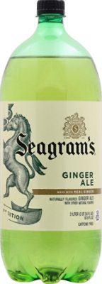 Seagrams Soda Ginger Ale - 33.8 FZ - Image 2