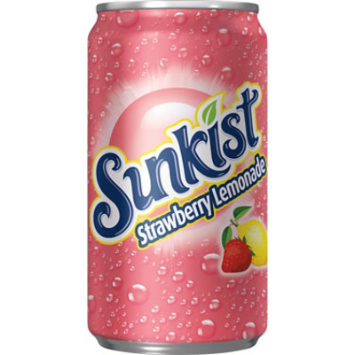 Sunkist Strawberry Lemonade Soda In Can - 6-7.5 Fl. Oz. - Image 5