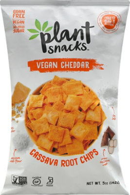 Plant Snacks Chips Casava Root Vegan Cheddar - 5 Oz - Image 2