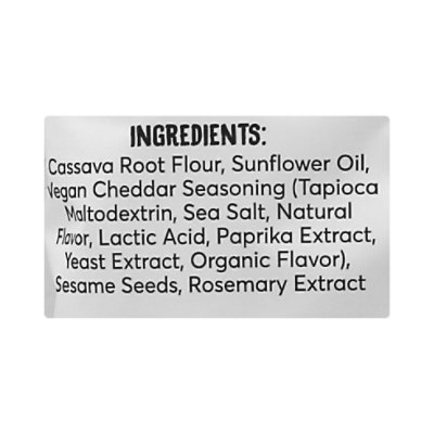 Plant Snacks Chips Casava Root Vegan Cheddar - 5 Oz - Image 4