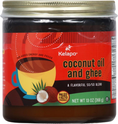 Kelapo Oil Ccnut Ghee 50 50 Blnd - 13 OZ - Image 2