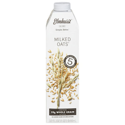 Elmhurst Beverage Oats Milked - 32 OZ - Image 3