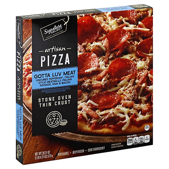 Safeway Select Pizza Artisan Gotta Luv Meat - 20.21 OZ