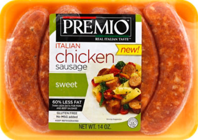 Premio Sweet Italian Chicken Sausage - 14 OZ - Image 2