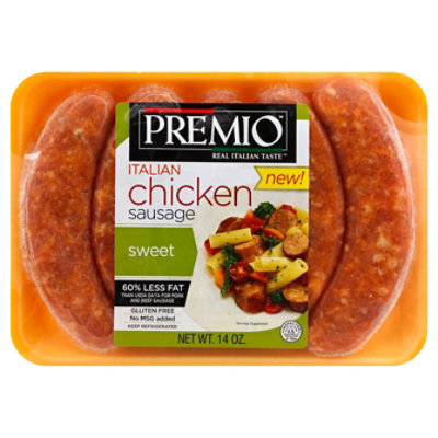 Premio Sweet Italian Chicken Sausage - 14 OZ - Image 1