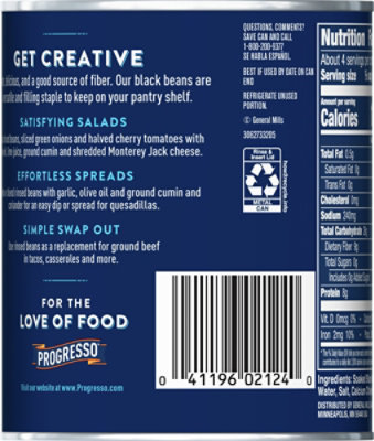 Progresso Black Beans - 19 OZ - Image 6