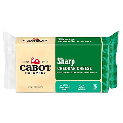 Cabot Creamery Shrp Vrmnt Chdr Chse - 32 OZ - Image 2