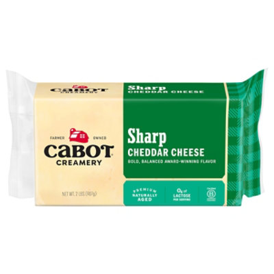 Cabot Creamery Shrp Vrmnt Chdr Chse - 32 OZ - Safeway