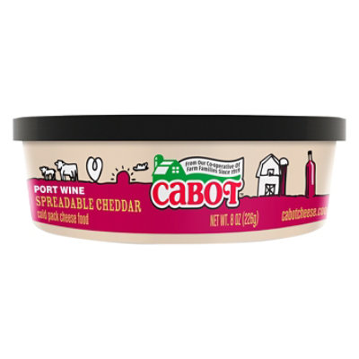 Cabot Port Wine Spreadable Cheddar Cheese - 8 Oz - Image 3