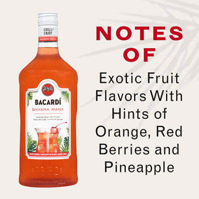 Bacardi Bahama Mama Gluten Free Premium Rum Cocktail - 1.75 Liter - Image 2