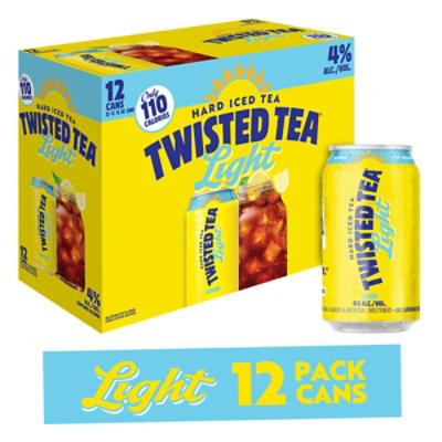 Twisted Tea Hard Iced Tea Light In Cans - 12-12 Fl. Oz. - Safeway