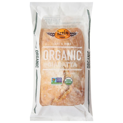 Izzio Artisan Bakery Take & Bake Organic Ciabatta - 14 Oz. - Image 3