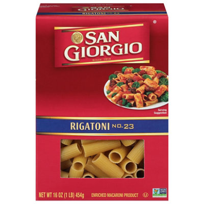 San Giorgio Pasta Rigatoni - 16 Oz - Image 1