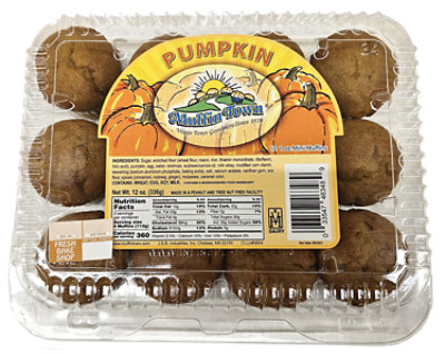 Pumpkin Mini Muffins - 12 OZ - Image 1