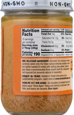 Once Again Nut Bttr Almnd Lg - 16 OZ - Image 6