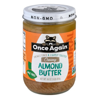 Once Again Nut Bttr Almnd Lg - 16 OZ - Image 1
