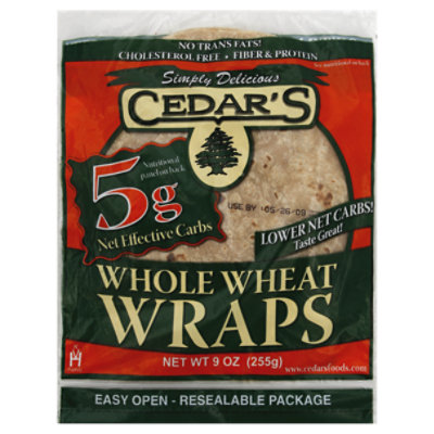 Cedars Low Carbs Whole Wheat Bread - 9 Oz - Image 1