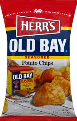 Herrs Old Bay Seasoning Potato Chips - 2.375 OZ - Image 2