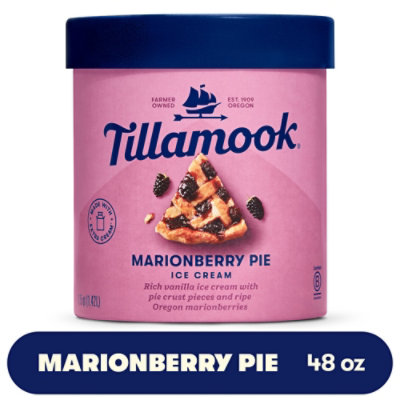 Tillamook Marionberry Pie Ice Cream - 48 Oz - Image 1