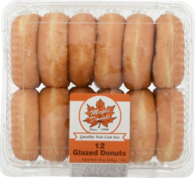 Donuts Glazed 12ct Maple - 19 OZ - Image 2