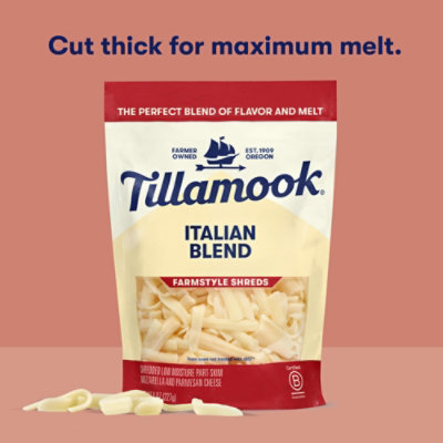 Tillamook Farmstyle Fine Cut Italian 4 Cheese Shredded - 8 Oz - Image 5