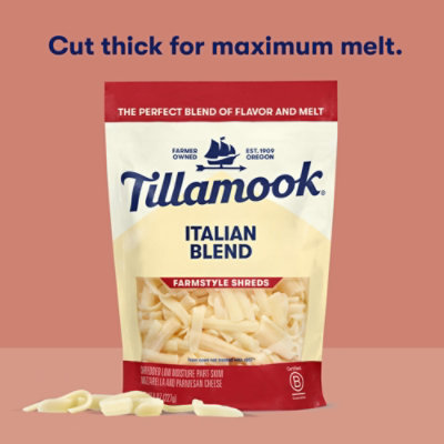 Tillamook Farmstyle Fine Cut Italian 4 Cheese Shredded - 8 Oz - Image 6