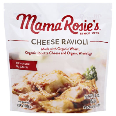 Mama Rosies Made With Organic 3 Cheese Ravioli - 18 OZ - ACME Markets