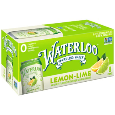 Waterloo Lemon Lime Sparkling Water - 8-12 Fl. Oz. - Image 1