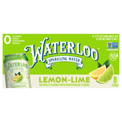 Waterloo Lime Sparkling Water - 8-12 FZ