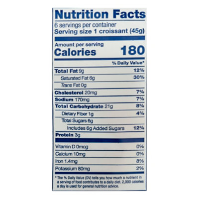 bakerly Brioche Chocolate Croissant 9.52 Oz - 6 Count - Image 4