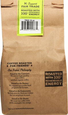 Vermont Coffee Company Organic Whole Bean Tres Medium Dark Roast - 16 OZ - Image 5