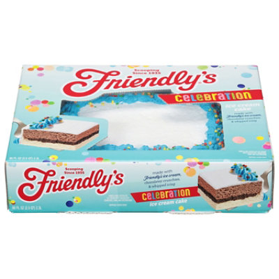 Friendly's Celebration Blue Sheet Ice Cream Cake with Confetti - 80 Fl. Oz. - Image 1