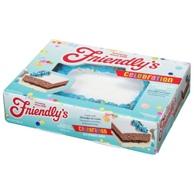 Friendly's Celebration Blue Sheet Ice Cream Cake with Confetti - 80 Fl. Oz. - Image 4