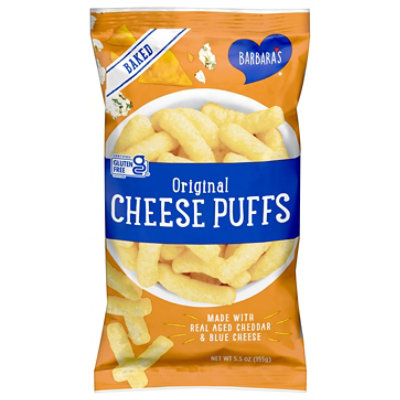 Barbara's Baked Original Gluten Free Cheese Puffs Kids Snacks With Real Aged Cheese - 5.5 Oz - Image 2