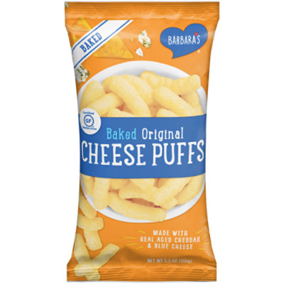 Barbara's Baked Original Gluten Free Cheese Puffs Kids Snacks With Real Aged Cheese - 5.5 Oz - Image 1