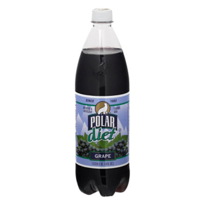 Polar Diet Grape Soda - 33.8 Fl. Oz. - Image 2