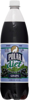 Polar Diet Grape Soda - 33.8 Fl. Oz. - Image 5