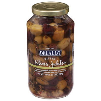 Delallo Olives Jubilee 32 OZ Safeway