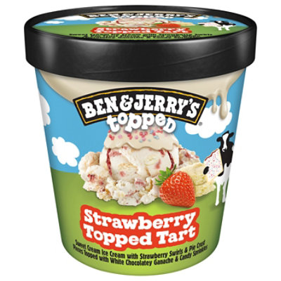 Ben & Jerry's Strawberry Topped Tart Topped Ice Cream - 15.2 Oz - Image 3