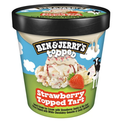 Ben & Jerry's Strawberry Topped Tart Topped Ice Cream - 15.2 Oz - Image 2