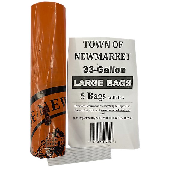 Newmarket Trash Bag Lrg - 5 CT