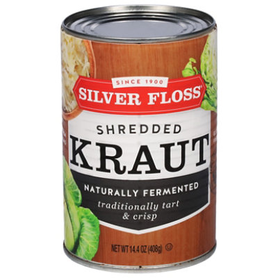 Silver Floss Sauerkraut Shredded - 14.4 OZ - Image 2