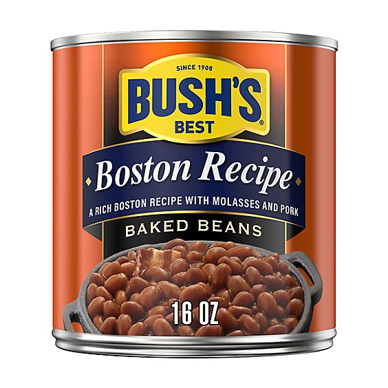 Bush's Boston Recipe Baked Beans - 16 Oz