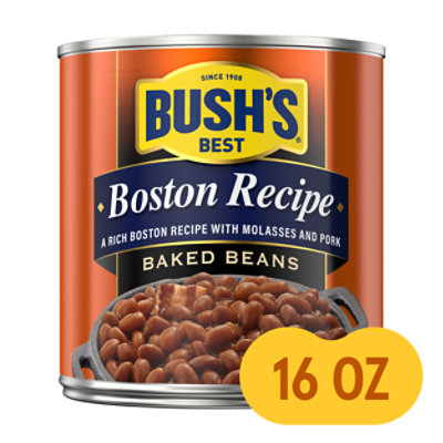 Bush's Boston Recipe Baked Beans - 16 Oz